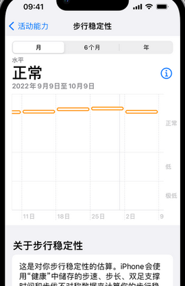 河口iPhone手机维修如何在iPhone开启'步行稳定性通知'