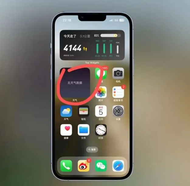 河口苹果手机维修分享:iOS16主屏幕天气小组件无法正常工作怎么办？ 