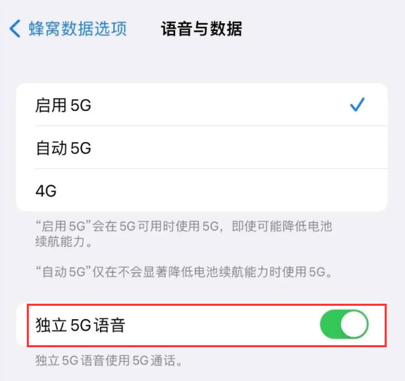 河口苹果14维修分享iPhone 14 Pro如何开启VoNR 