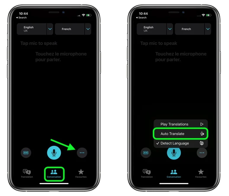 河口苹果手机维修分享iOS 15 “翻译” App 新改进 