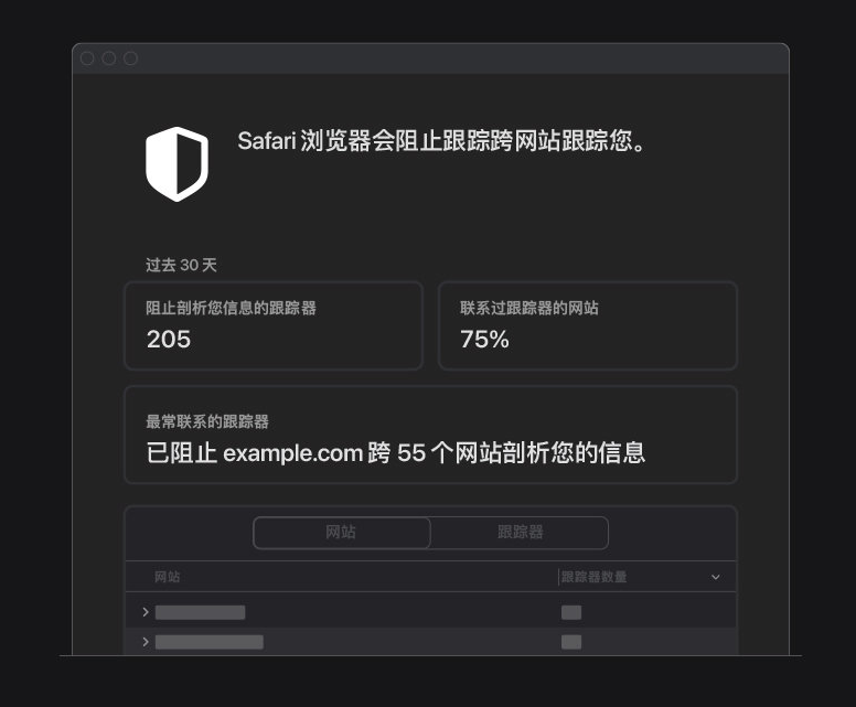 河口苹果手机维修分享如何在 Safari 浏览器中查看和打开隐私报告 